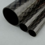 Carbon fibre tubes pullwound epoxy matrix