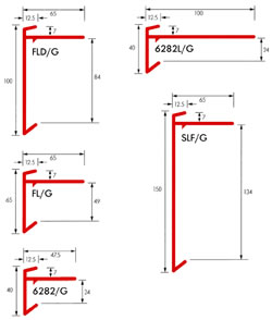 GRP felt profiles